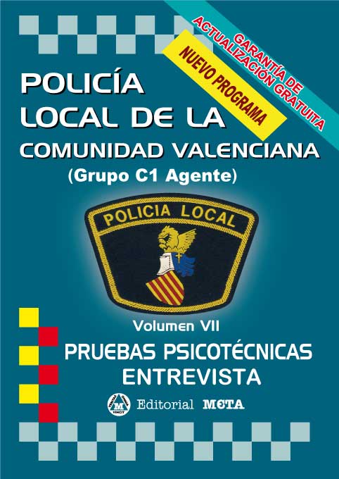 Policía Local de la Comunidad Valenciana Volumen VII