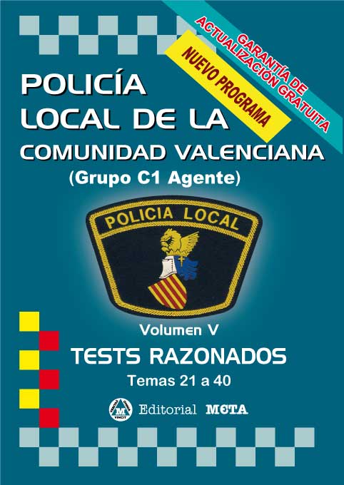Policía Local de la Comunidad Valenciana Volumen V