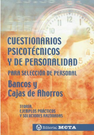 Editorial Meta. · Cuestionarios de Personalidad para de Bancos · Ruiz, Manuel: Editorial Meta -9788482191867