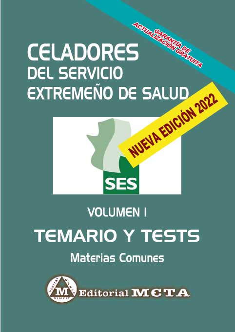 Celadores del Servicio Extremeño de Salud Materias Comunes (Temario y Tests)